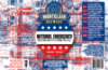 Photo of Montclair Brewery's National Emergency IPA label