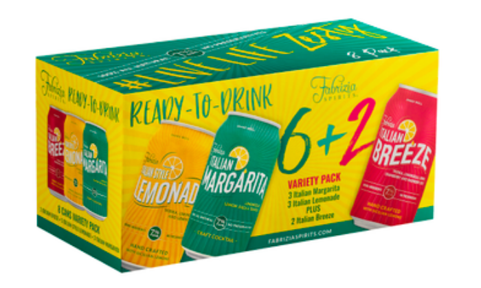 Picture of Fabrizia Canned Cocktail Variety 8 Pack