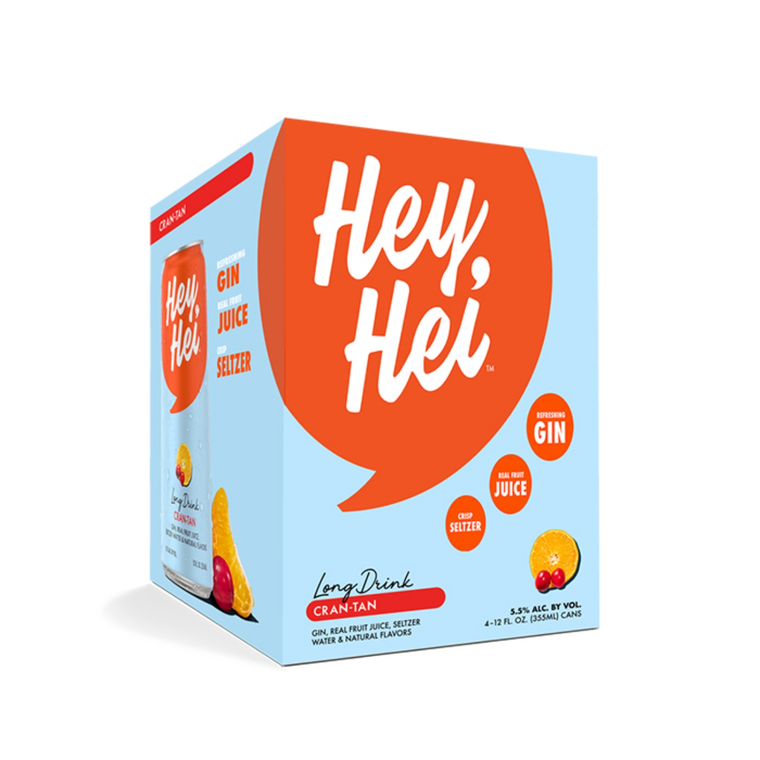 Picture of Hey, Hei Seltzer Cran-Tan 4pk