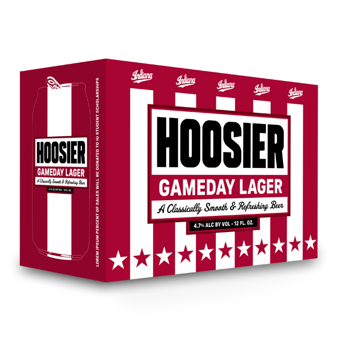 Picture of Hoosier Gameday Lager (12pk/12oz Cans)