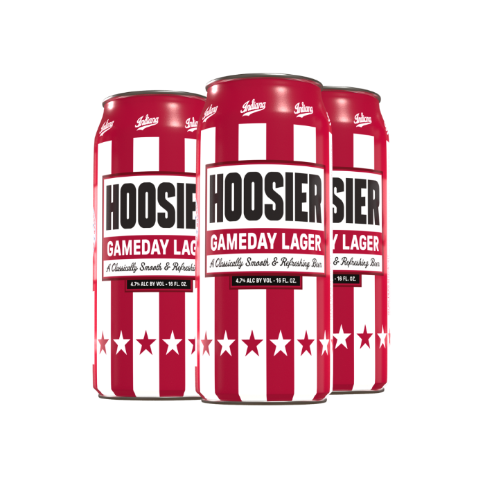 Picture of Hoosier Gameday Lager (4pk/16oz Cans)