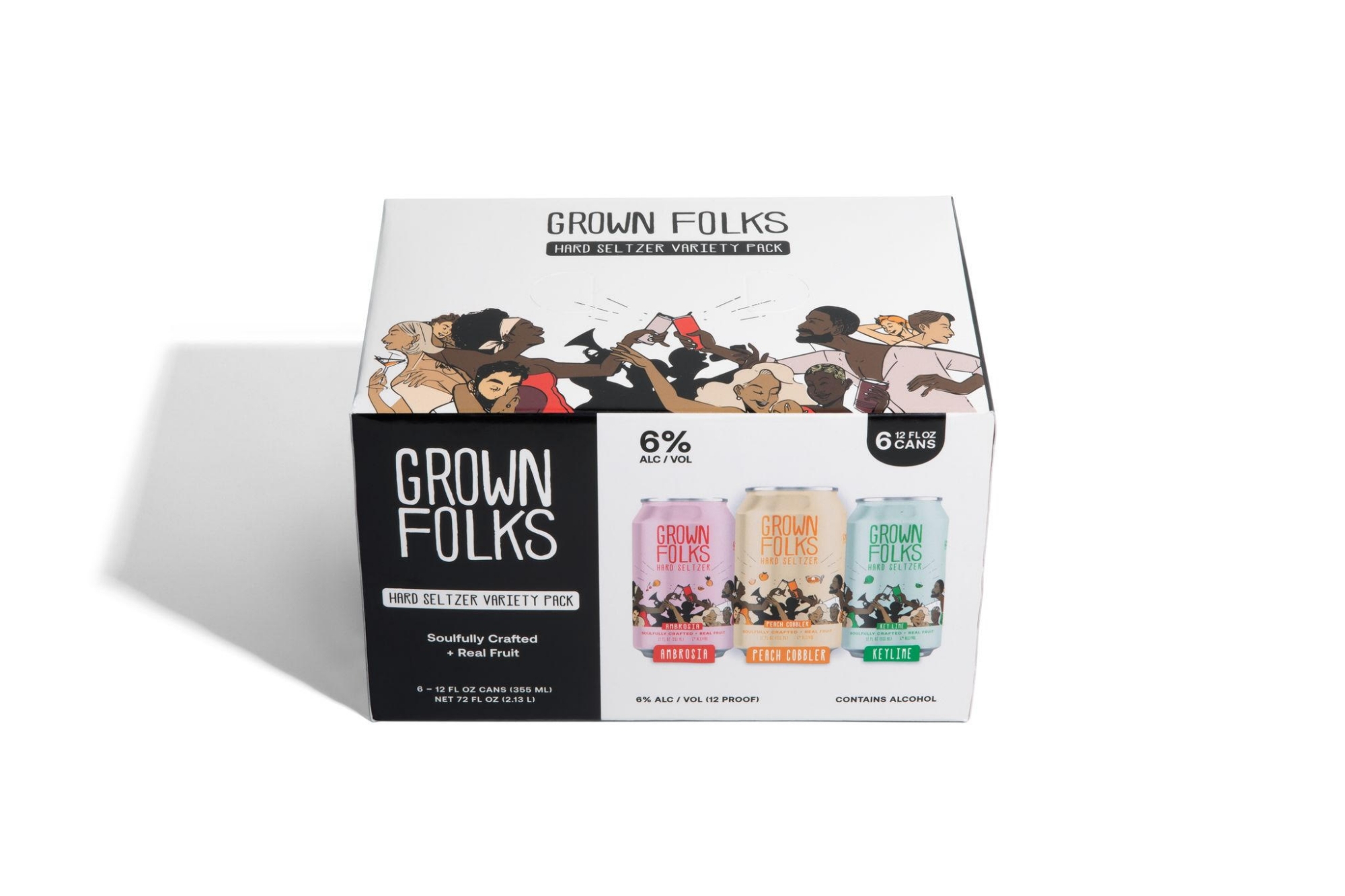 Picture of Grown Folks Hard Seltzer-Variety Pack
