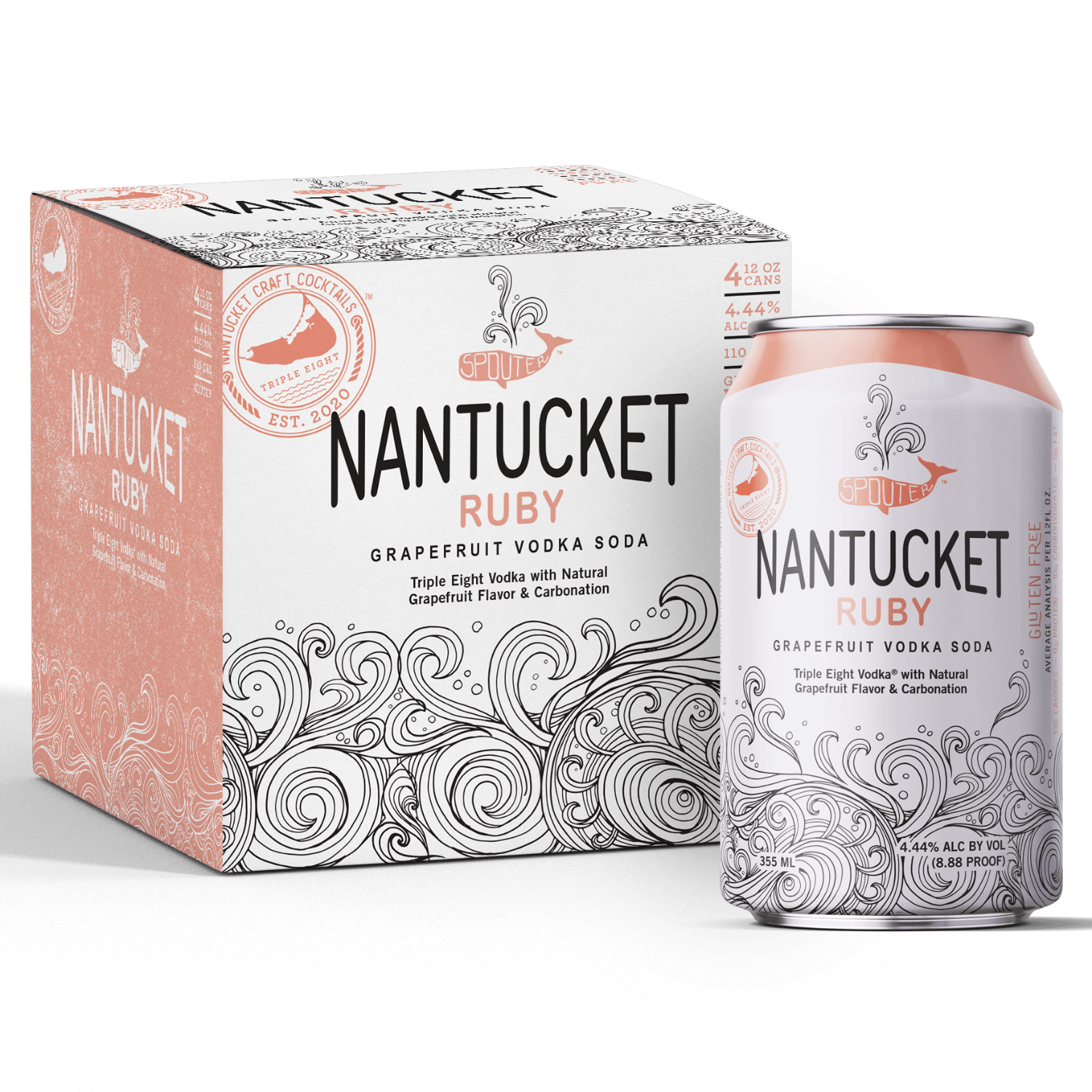 Picture of Nantucket Ruby - Grapefruit Vodka Soda - 4pack Can