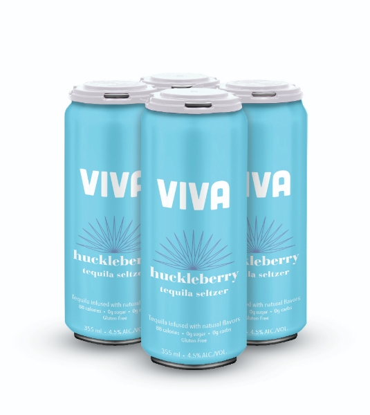 Picture of Viva Tequila Seltzer Huckleberry 