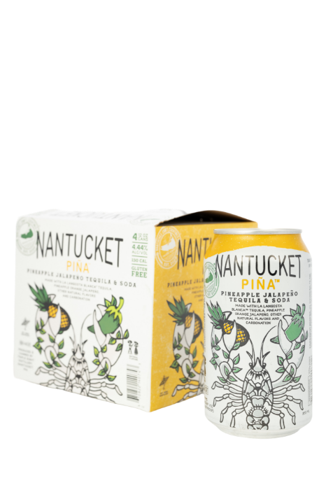 Picture of Nantucket Pina - Tequila Pineapple Jalapeno Soda - 4pack Can