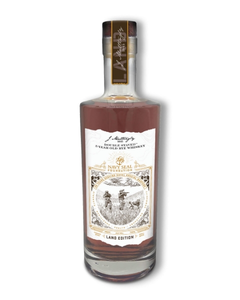 Picture of J. Mattingly 1845 Double Staved™ 5-Year-Old Rye Whiskey  <br>      LAND EDITION